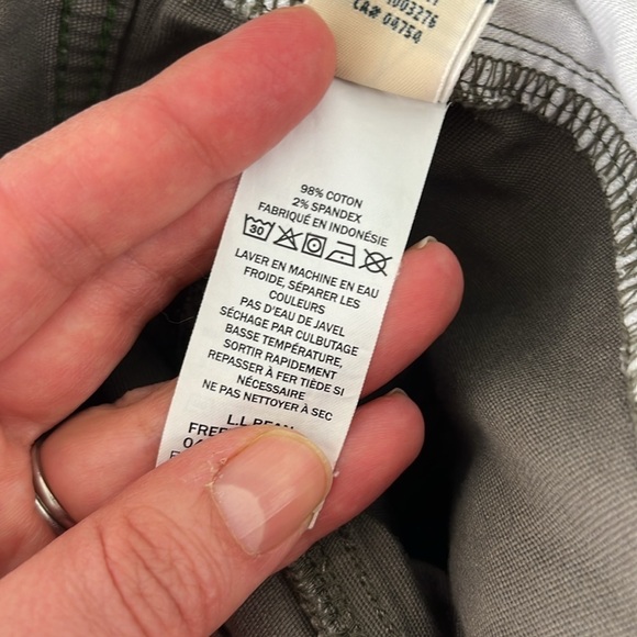 L.L. Bean Cotton Brown-Green Cargo Pants - Picture 11 of 11